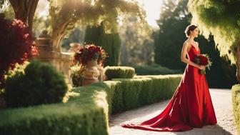 Die tiefere Bedeutung eines Hochzeitskleides in Rot: Farbe als Ausdruck der Liebe und Leidenschaft